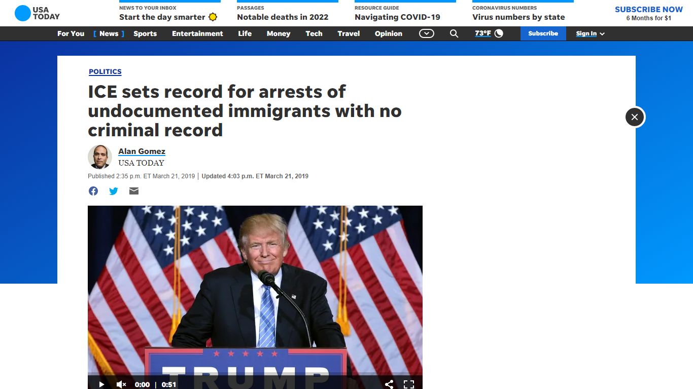 ICE: Record arrests of undocumented immigrants with no criminal record