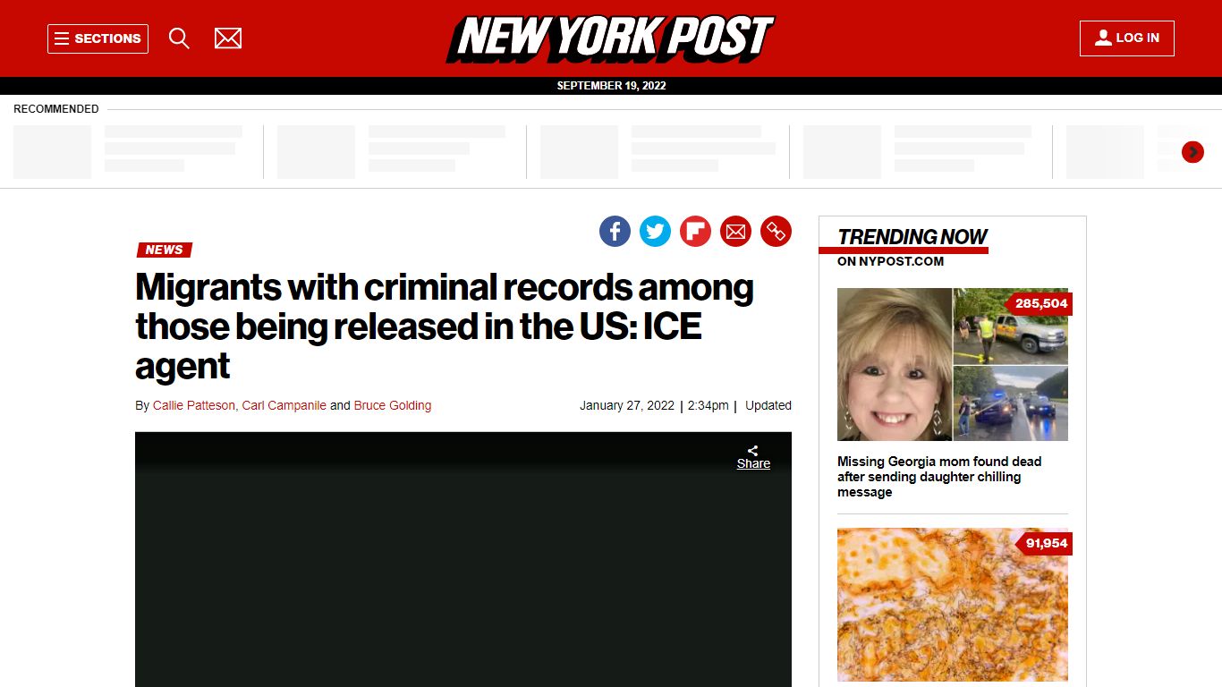 Migrants with criminal records among those being released in the US ...